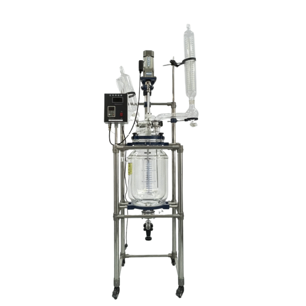 Double Layer Jacketed Glass Reactor